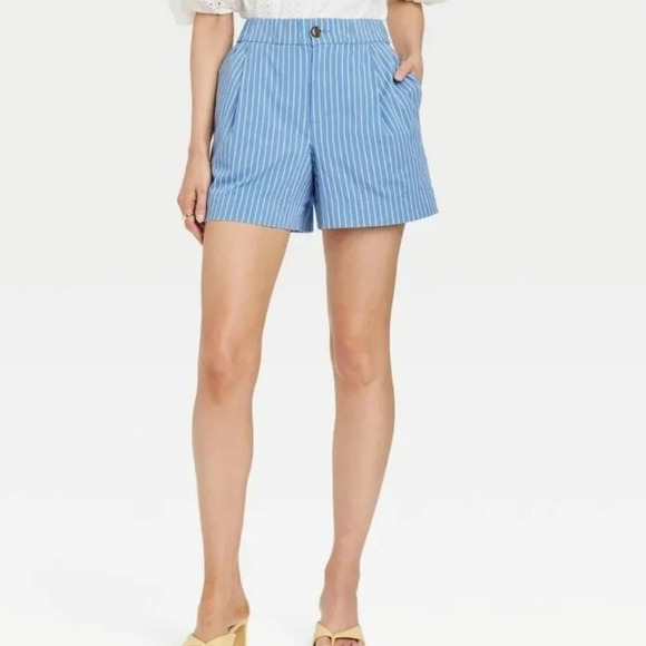 NWT A New Day Casual Poplin Pull On Shorts S - Picture 1 of 7